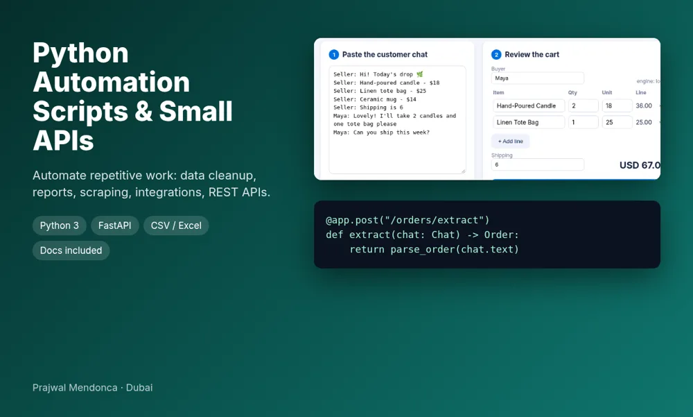 Python automation sample cover